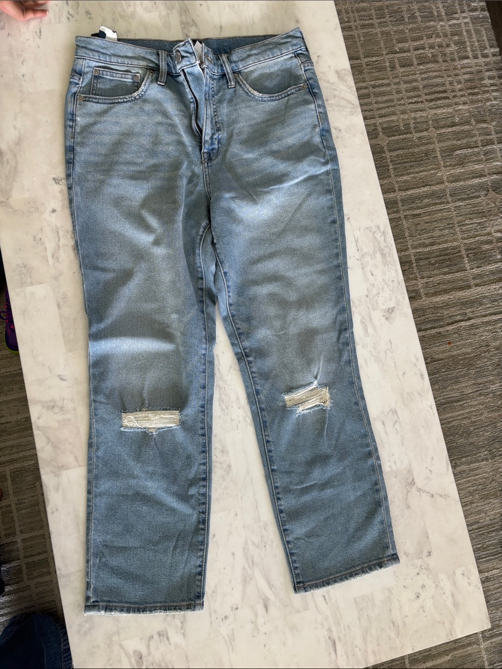J. Crew Light Blue Essential Straight Jeans